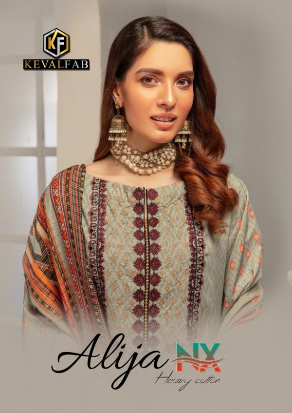 Keval Alija Nx Vol-9 Cotton Print Pakistani Look Dress Material